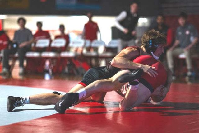 Minot State Men’s Wrestling vs MSUM - Captured at Minot State Dome on Jan 16, 2025 in Minot, North Dakota nnPhoto by Sean Arbaut
